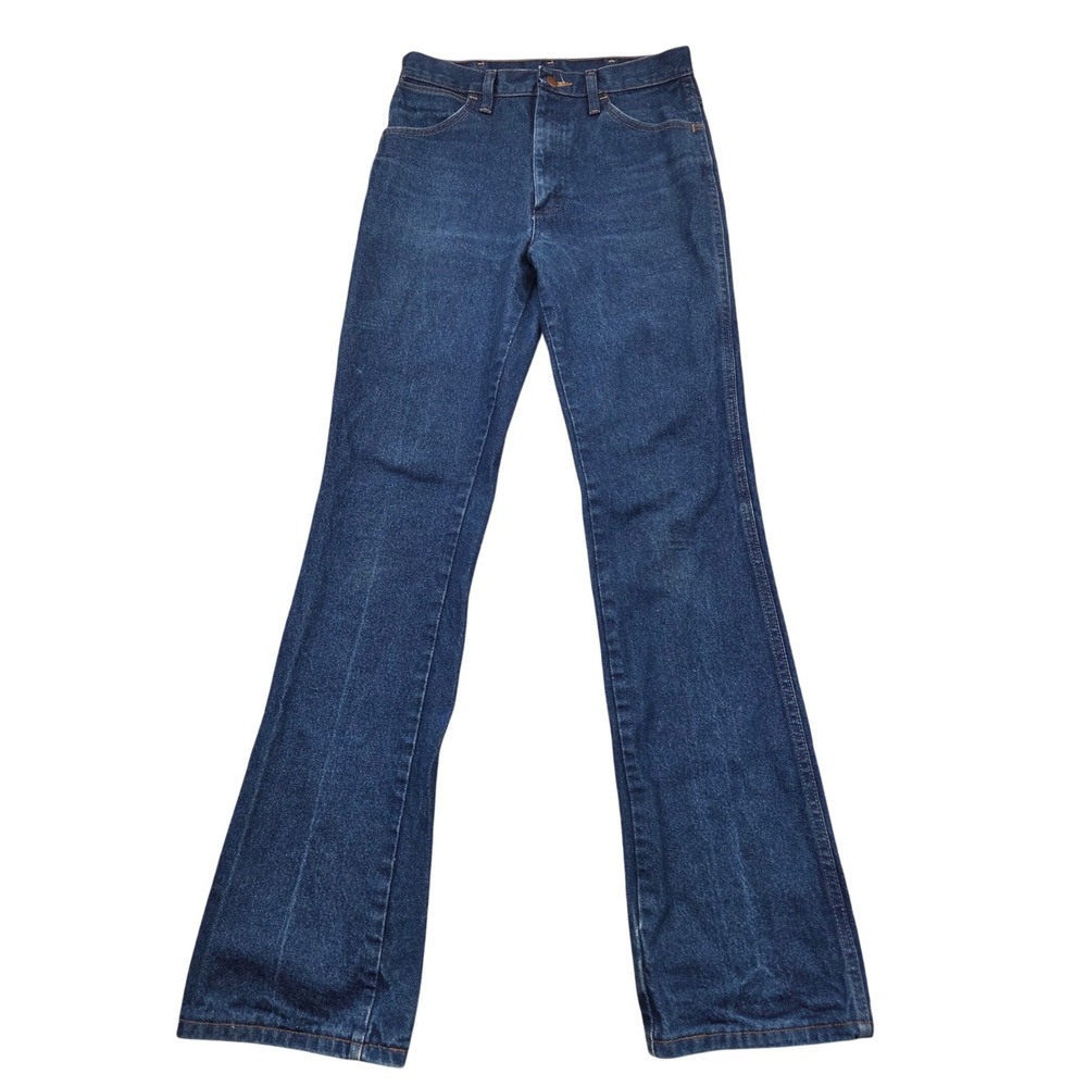 Vintage Wrangler Cowboy Cut Slim Fit Bootcut Jeans 935NAV Mens 30x36